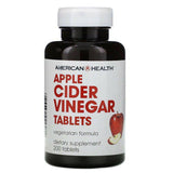 American Health, Apple Cider Vinegar Tablets, 200 Tablets - Supply Center USA