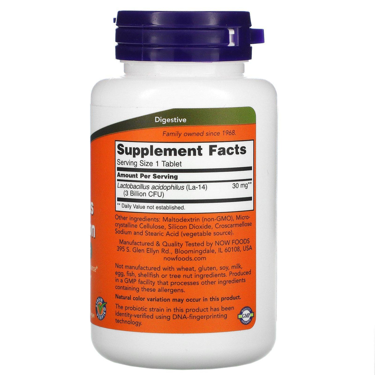 Now Foods, Acidophilus Three Billion, 180 Tablets - Supply Center USA