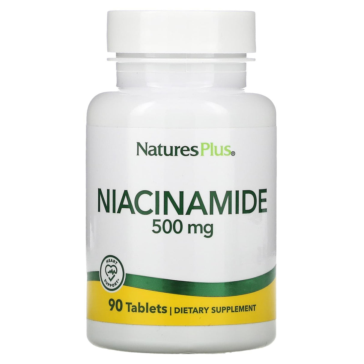 NaturesPlus, Niacinamide, 500 mg, 90 Tablets - Supply Center USA