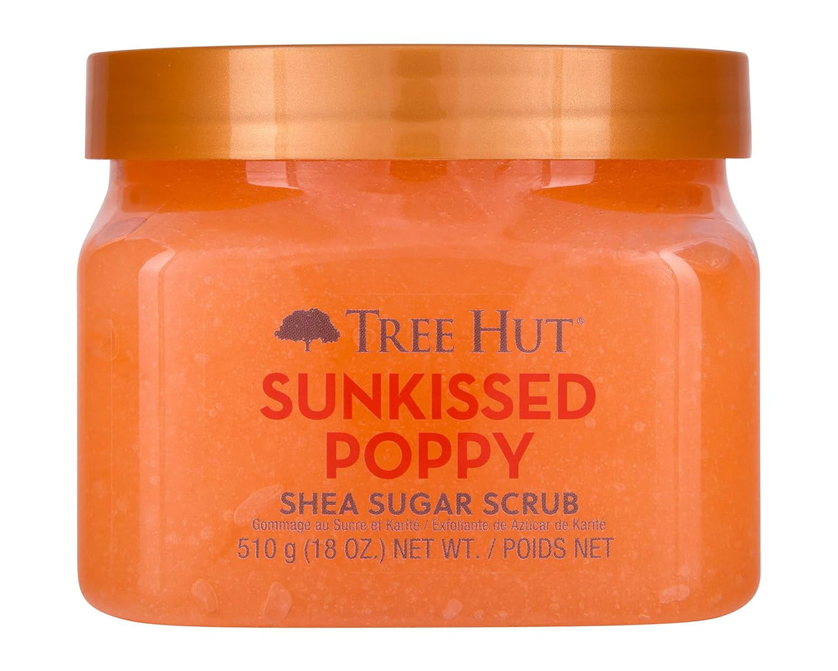 Tree Hut Blue Lagoon Shea Sugar Scrub | Exfoliating Body Scrub Removes Dead, Dry Skin for a Soft & Hydrated Feel | Nourishing Essential Body Care | 18 Fl Oz.