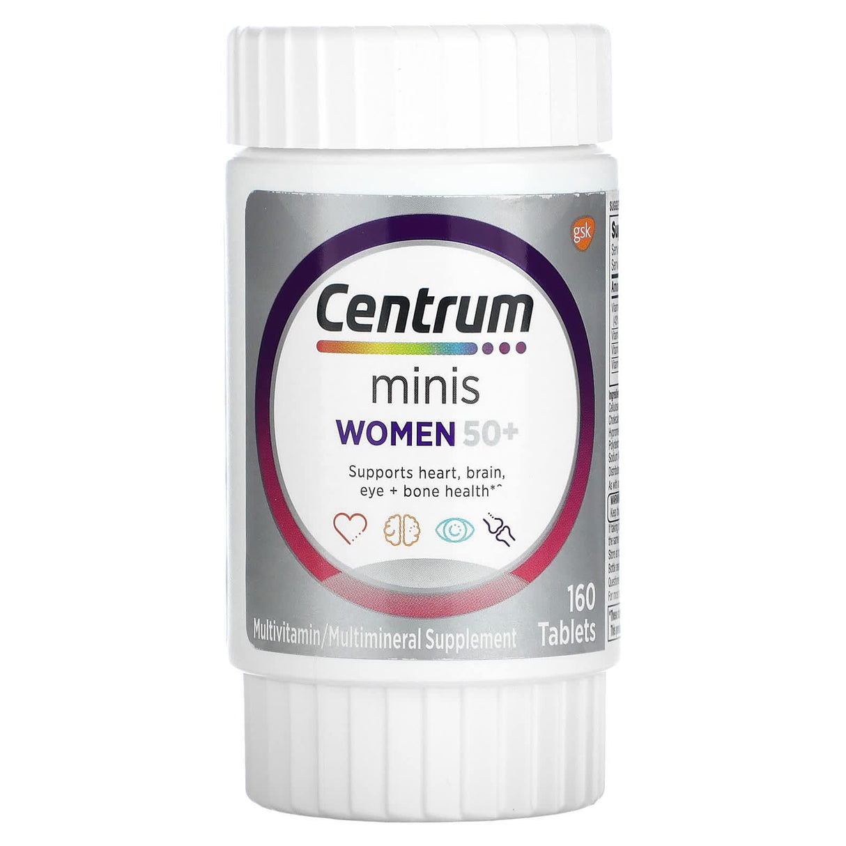 Centrum, Women 50+, Minis, Multivitamins, 160 Tablets - Supply Center USA