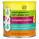 Else, Plant-Powered Kid's Shake Mix, Complete Nutrition, Vanilla, 16 oz (454 g) - Supply Center USA