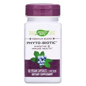 Nature's Way, Phyto-Biotic, Digestive & Immune Health, 3 Part Blend, 60 Vegan Capsules - Supply Center USA