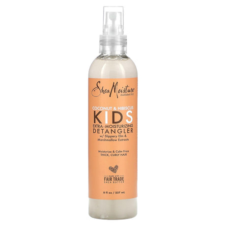 SheaMoisture, Kids Extra-Moisturizing Detangler, Coconut & Hibiscus, 8 fl oz (237 ml) - Supply Center USA