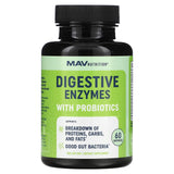 MAV Nutrition, Digestive Enzymes with Probiotics, 60 Capsules - Supply Center USA