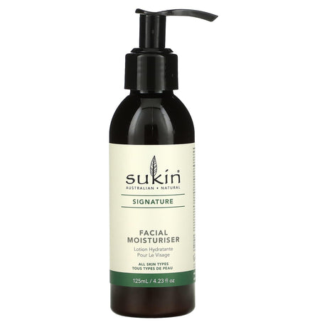 Sukin, Signature Facial Moisturiser, 4.23 fl oz (125 ml) - Supply Center USA