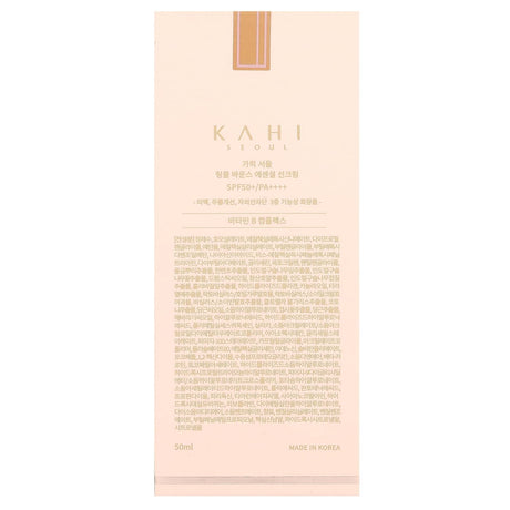 Kahi, Wrinkle Bounce Essential Suncream, SPF 50+ PA++++, 50 ml - Supply Center USA