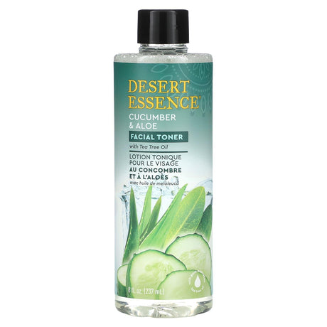 Desert Essence, Facial Toner, Cucumber & Aloe, 8 oz (237 ml) - Supply Center USA