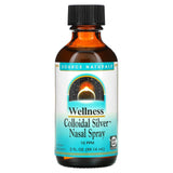 Source Naturals, Wellness, Colloidal Silver Nasal Spray, 10 PPM, 2 fl oz (59.14 ml) - Supply Center USA