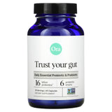 Ora, Trust Your Gut, Daily Essential Probiotic & Prebiotic, 16 Billion, 60 Capsules - Supply Center USA