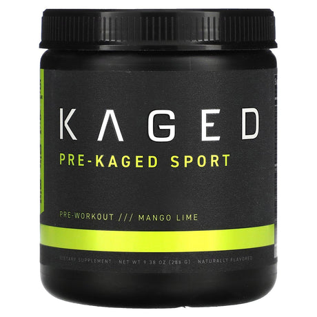 Kaged, Pre-Kaged, Sport Pre-Workout, Blue Raspberry, 9.24 oz (262 g) - Supply Center USA