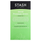 Stash Tea, Premium Green Tea, Decaf , 18 Tea Bags, 1.1 oz (33 g) - Supply Center USA