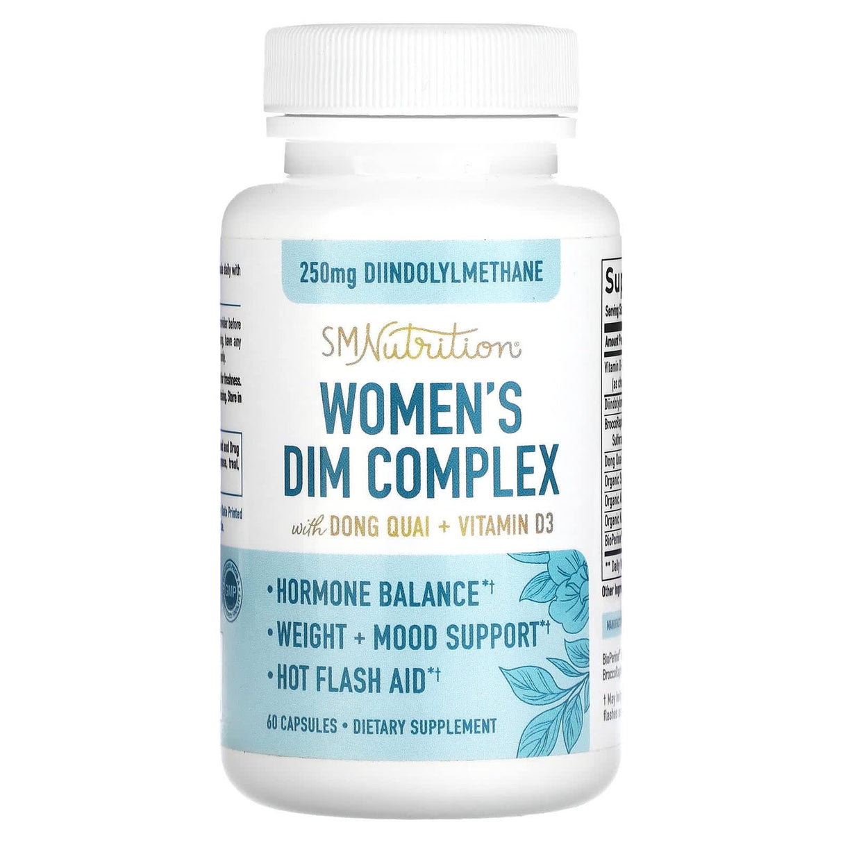 SMNutrition, Women's DIM Complex, 250 mg, 60 Capsules - Supply Center USA