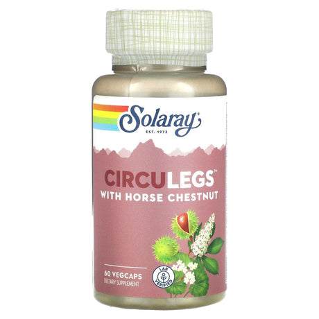 Solaray, CircuLegs with Horse Chestnut, 120 VegCaps - Supply Center USA