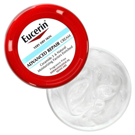 Eucerin, Advanced Repair Cream, Fragrance Free, 8 oz (226 g) - Supply Center USA