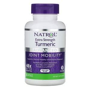 Natrol, Extra Strength Turmeric, Advanced, 60 Capsules - Supply Center USA