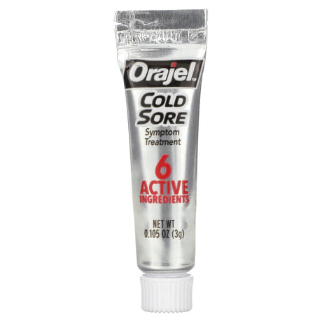 Orajel, Moisturelock Cold Sore Symptom Treatment, 0.105 oz (3 g) - Supply Center USA