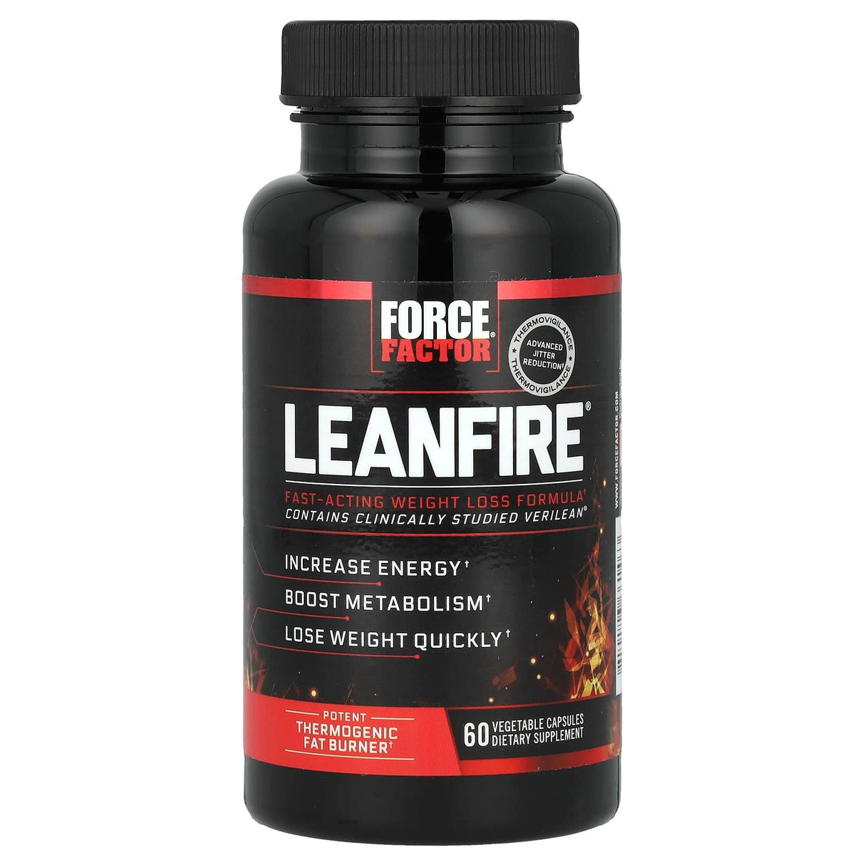 Force Factor, LeanFire®, 60 Vegetable Capsules - Supply Center USA