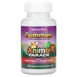 NaturesPlus, Animal Parade Children's Multivitamin Gummies, Assorted, 50 Animal-Shaped Gummies - Supply Center USA