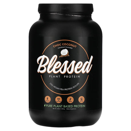 Blessed, Plant Protein, Choc Coconut, 2.35 lb (1.07 kg) - Supply Center USA