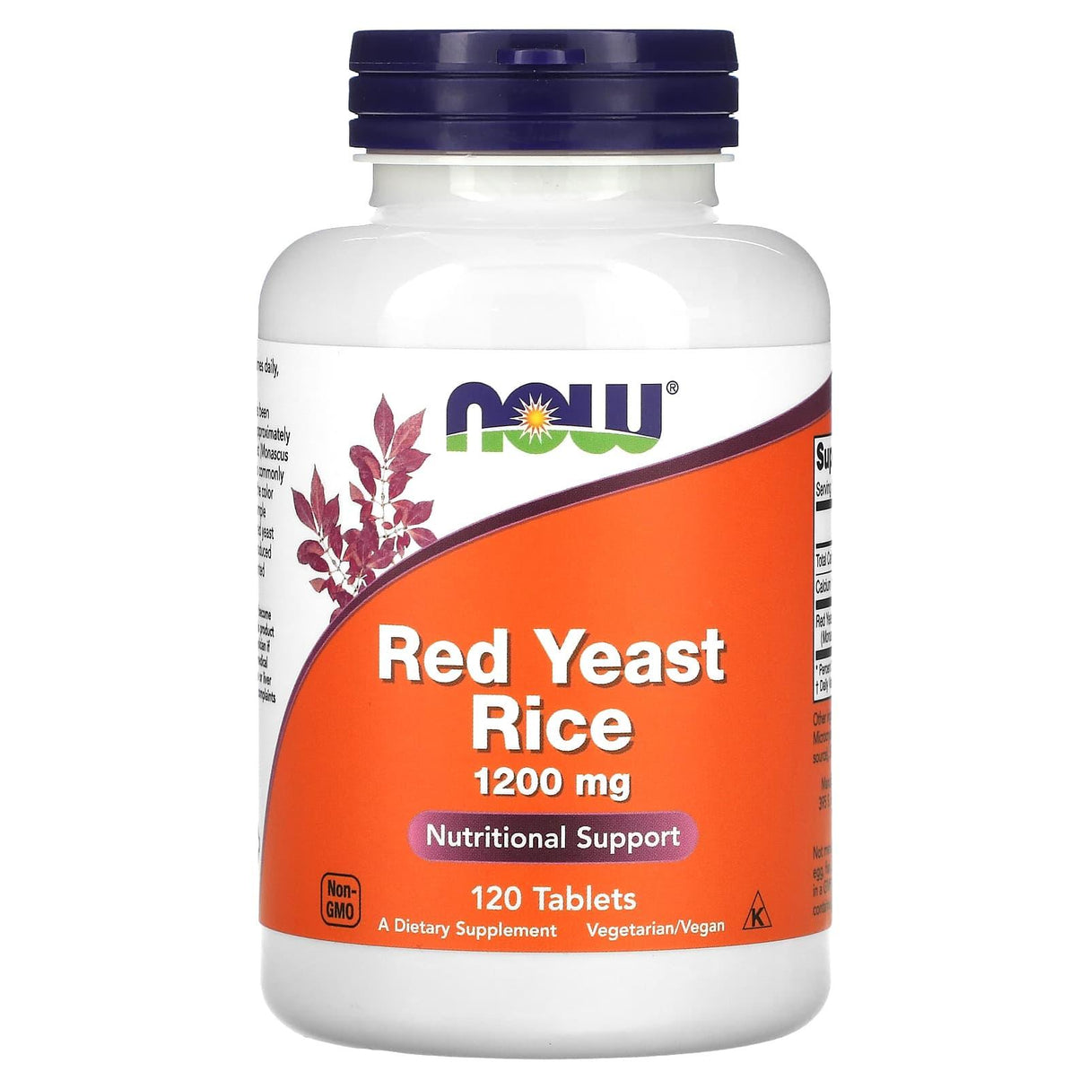 NOW Foods, Red Yeast Rice, 1,200 mg, 120 Tablets - Supply Center USA