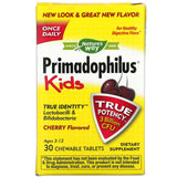 Nature's Way, Primadophilus, Kids, Age 2-12, Orange Flavored, 3 Billion CFU, 30 Chewable Tablets - Supply Center USA