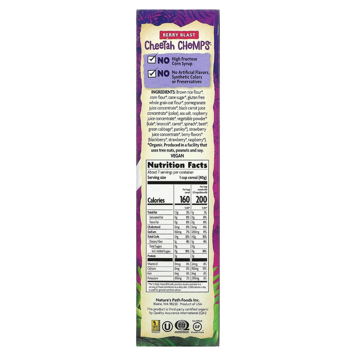 Nature's Path, EnviroKidz, Organic Flavored Cereal, Rhino Rolls, 9.5 oz (269 g) - Supply Center USA