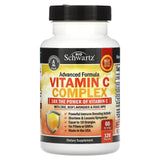 BioSchwartz, Advanced Formula Vitamin C Complex with Zinc, Bioflavonoids & Rose Hips, 120 Capsules - Supply Center USA