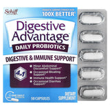 Schiff, Digestive Advantage, Daily Probiotics, 50 Capsules - Supply Center USA