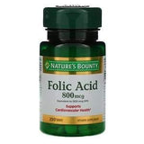 Nature's Bounty, Folic Acid, 800 mcg, 250 Tablets - Supply Center USA