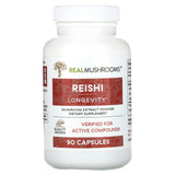 Real Mushrooms, Reishi, Longevity, 90 Capsules - Supply Center USA