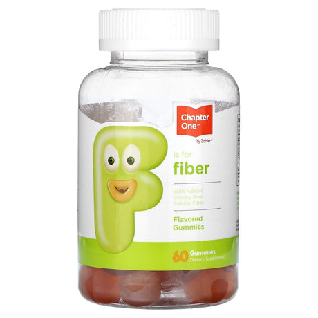 Chapter One, F Is For Fiber, Flavored, 60 Gummies - Supply Center USA