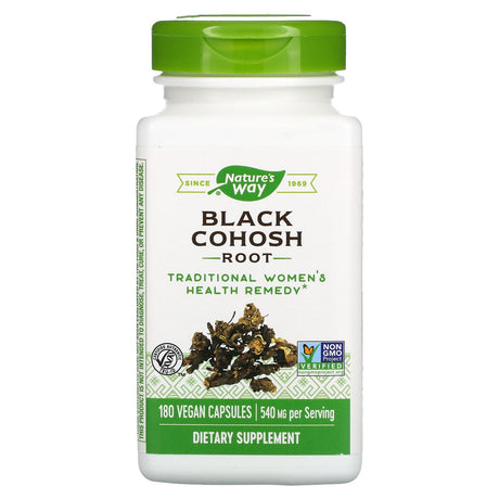 Nature's Way, Black Cohosh Root, 540 mg, 100 Vegan Capsules - Supply Center USA