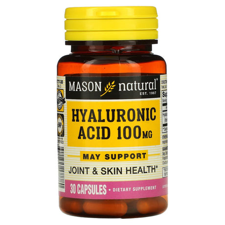 Mason Natural, Hyaluronic Acid, 100 mg, 30 Capsules - Supply Center USA