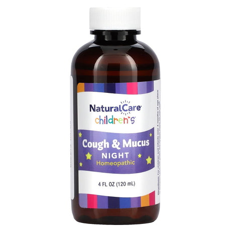 NatraBio, Children's Cough & Mucus, Night, 4 Months & Up, Natural Berry, 4 fl oz (120 ml) - Supply Center USA