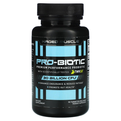 Kaged, Pro-Biotic, Premium Performance Probiotic, 30 Billion CFU, 90 Targeted Release Veggie Capsules - Supply Center USA