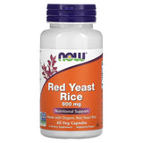 NOW Foods, Red Yeast Rice, 600 mg, 60 Veg Capsules - Supply Center USA