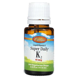 Carlson, Liquid Vitamin K, Super Daily K2, 45 mcg, 0.34 fl oz (10.16 ml) - Supply Center USA