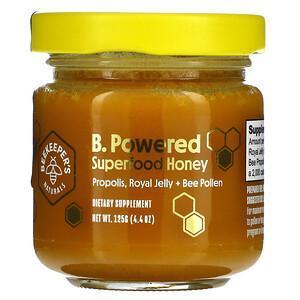 Beekeeper's Naturals, B. Powered, Superfood Honey, 4.4 oz (125 g) - Supply Center USA