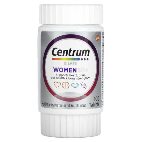 Centrum, Silver Women 50+, 100 Tablets - Supply Center USA