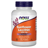 NOW Foods, Sunflower Lecithin, 1,200 mg, 100 Softgels - Supply Center USA