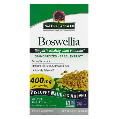 Nature's Answer, Boswellia, 400 mg, 90 Vegetarian Capsules - Supply Center USA