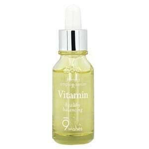 9Wishes, Ampule Serum, Vitamin, 0.85 fl oz (25 ml) - HealthCentralUSA