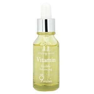 9Wishes, Ampule Serum, Vitamin, 0.85 fl oz (25 ml) - Supply Center USA