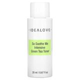 Idealove, So Soothe Me, Intensive Green Tea Toner, Trial Size, 0.67 fl oz (20 ml) - Supply Center USA