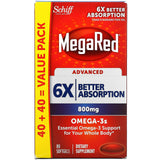 Schiff, MegaRed, Advanced, 800 mg, 80 Softgels - Supply Center USA