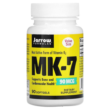 Jarrow Formulas, MK-7, 90 mcg, 90 Softgels - Supply Center USA