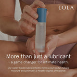 LOLA Lubricant - Water Based Lube for Couples, Unscented Personal Lube, Natural Lube Water Based, Anal Lube, Water Based Lubricant - Sex Lubricant - Natural Lubricant - Lubricant for Women & Men