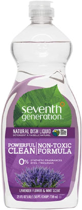 Seventh Generation Dish Liquid Soap Free & Clear Liquid Soap Pack of 6 Dishwashing Soap Dish Soap for Sensitive Skin 19 Oz