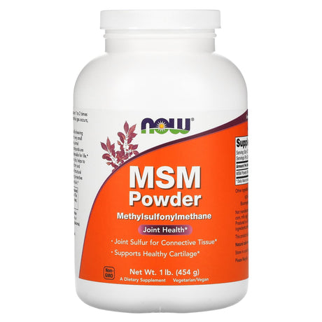 NOW Foods, MSM Powder, 8 oz (227 g) - Supply Center USA